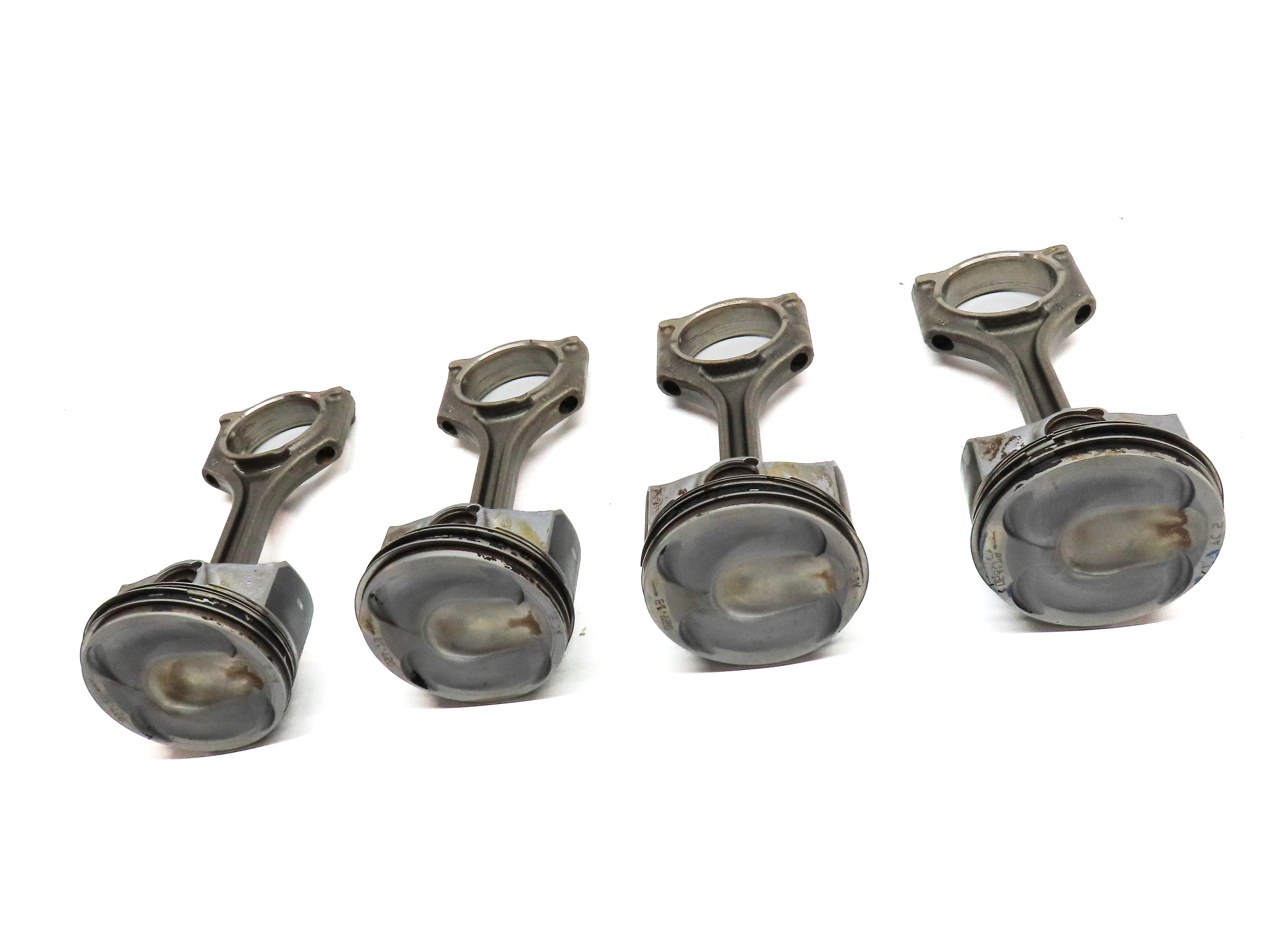 13 RANGE ROVER EVOQUE (L538) 2.0L TIVCT TC ENGINE PISTON & CONNECTING ROD SET/4 — exact item pictured